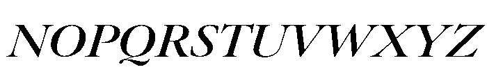 Atacama ExSmBdContrastIt 605d0861 Font UPPERCASE