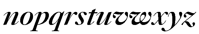 Atacama ExSmBdContrastIt A67c7510 Font LOWERCASE