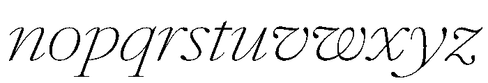Atacama ExThContrastIt 8a486a95 Font LOWERCASE