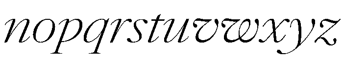 Atacama ExpExLtContrastI 82c4012a Font LOWERCASE