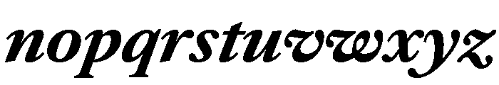 Atacama ExpExtBdIta 22d9a06f Font LOWERCASE