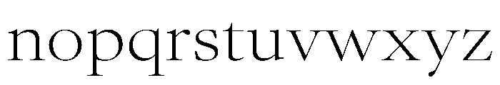 Atacama ExpExtLtContrast Ebcf2e99 Font LOWERCASE