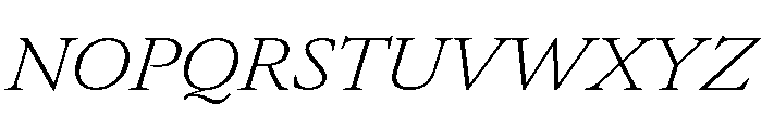 Atacama ExpExtLtIta 7aae317e Font UPPERCASE