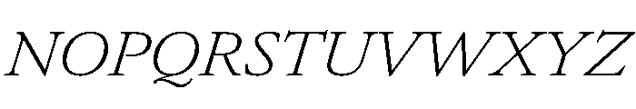 Atacama ExpExtLtIta Abe83ccc Font UPPERCASE