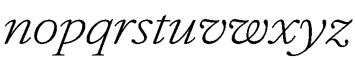 Atacama ExpExtLtIta Abe83ccc Font LOWERCASE