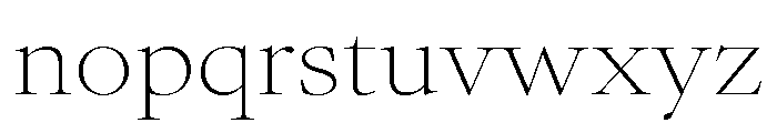 Atacama ExpThinContrast Be90029d Font LOWERCASE