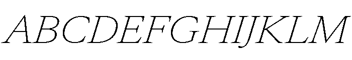 Atacama ExpThinIta E3bf3305 Font UPPERCASE