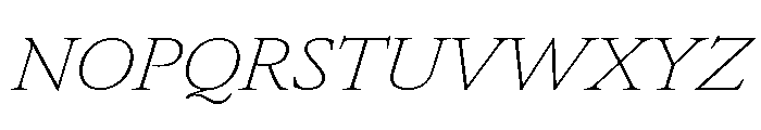 Atacama ExpThinIta E3bf3305 Font UPPERCASE