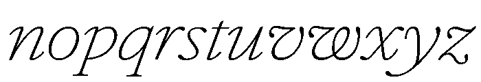 Atacama ExpThinIta E3bf3305 Font LOWERCASE