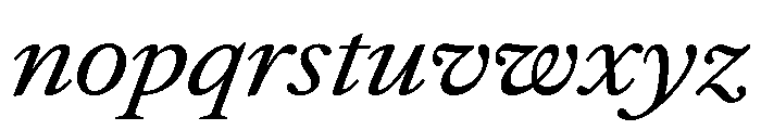 Atacama ExpandedItalic D7904e7f Font LOWERCASE