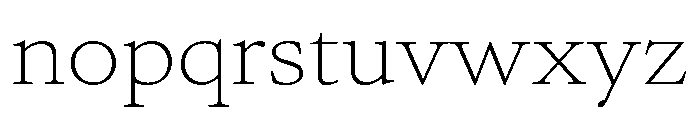 Atacama ExpandedThin 855ed5bf Font LOWERCASE