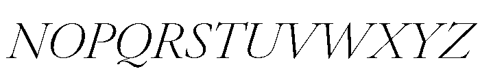 Atacama ExtLtContrastIta Ebc292b6 Font UPPERCASE