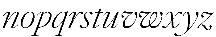 Atacama ExtLtContrastIta Ebc292b6 Font LOWERCASE