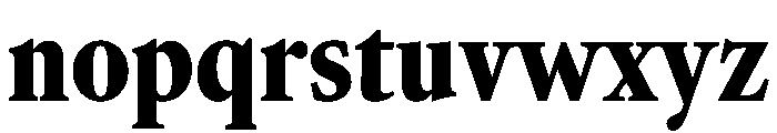 Atacama ExtraCondBlack E557083b Font LOWERCASE