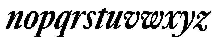 Atacama ExtraCondBoldIta 6a05c394 Font LOWERCASE