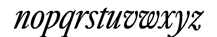 Atacama ExtraCondIta Da853e04 Font LOWERCASE