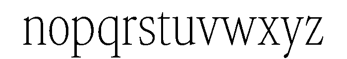 Atacama ExtraCondThin 8f9e3c91 Font LOWERCASE