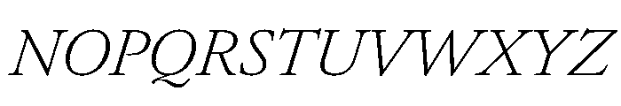 Atacama ExtraLightItalic 0f025883 Font UPPERCASE