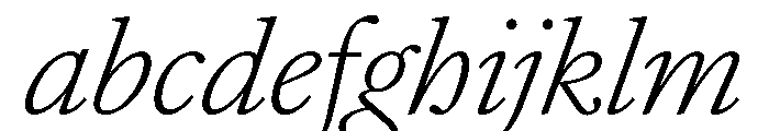 Atacama ExtraLightItalic 0f025883 FONT