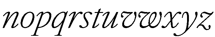 Atacama ExtraLightItalic 0f025883 Font LOWERCASE