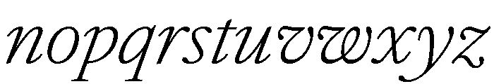 Atacama ExtraLightItalic 2789d5c9 Font LOWERCASE