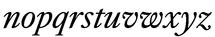 Atacama Italic C7a0b11b Font LOWERCASE