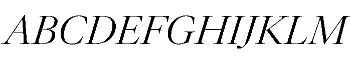 Atacama LightContrastIta Fa7a2260 Font UPPERCASE