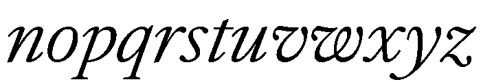 Atacama LightItalic 9979bea9 Font LOWERCASE