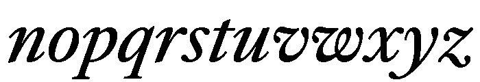 Atacama MediumItalic E672c4ae Font LOWERCASE