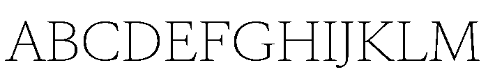 Atacama Thin 4c325038 Font UPPERCASE