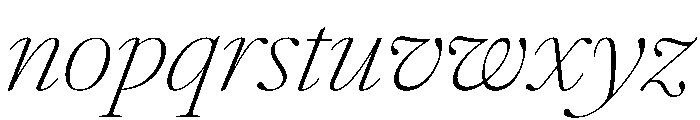 Atacama ThinContrastIta 3e61ce18 Font LOWERCASE