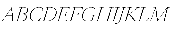 Atacama ThinContrastIta 819f1180 Font UPPERCASE