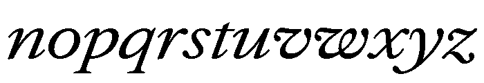 Atacama UltExpIta C650684c Font LOWERCASE