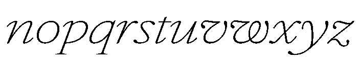 Atacama UltExpThinIta Dc3582b7 Font LOWERCASE