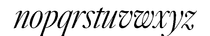 Atacama XCnLtContrastIt 7083dff0 Font LOWERCASE