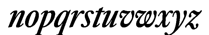 Atacama XCnSmBdIt E76edafc Font LOWERCASE