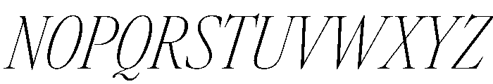 Atacama XCnThContrastIt 6603ac89 Font UPPERCASE