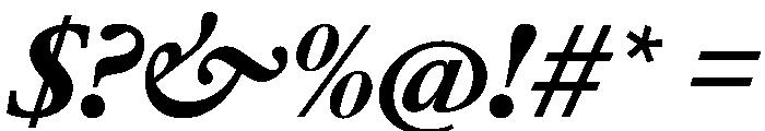AtacamaItalicVAR BlackItalic Instance Font OTHER CHARS