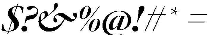 AtacamaItalicVAR BoldContrastItalic Instance Font OTHER CHARS