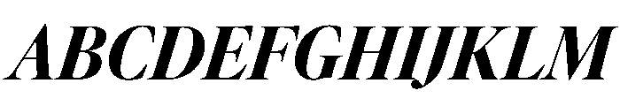 AtacamaItalicVAR CondensedBlackContrastItalic Instance 40ce6aff Font UPPERCASE