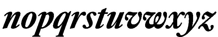 AtacamaItalicVAR CondensedExtraBoldItalic Instance A87e848b Font LOWERCASE