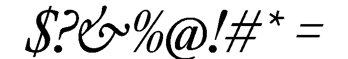 AtacamaItalicVAR CondensedItalic Instance Font OTHER CHARS