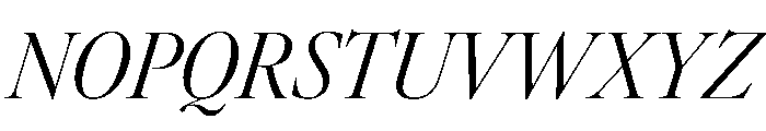 AtacamaItalicVAR CondensedLightContrastItalic Instance 6d5ba6f0 Font UPPERCASE