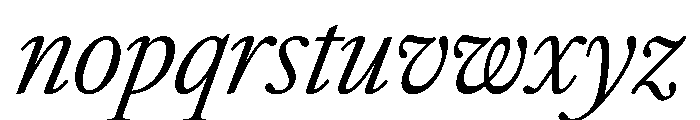 AtacamaItalicVAR CondensedLightItalic Instance Cb803f91 Font LOWERCASE