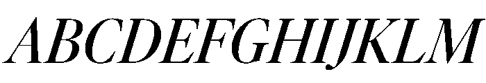 AtacamaItalicVAR CondensedMediumContrastItalic Instance D9530184 Font UPPERCASE