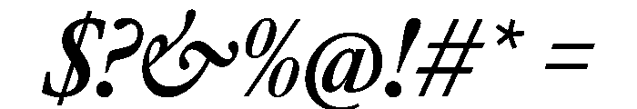 AtacamaItalicVAR CondensedSemiBoldItalic Instance Font OTHER CHARS