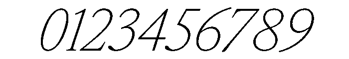 AtacamaItalicVAR CondensedThinItalic Instance Font OTHER CHARS