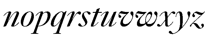 AtacamaItalicVAR ContrastItalic Instance Font LOWERCASE
