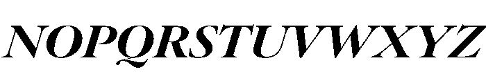 AtacamaItalicVAR ExpandedBlackContrastItalic Instance 2ef48bba Font UPPERCASE