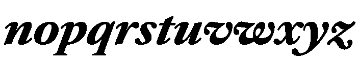 AtacamaItalicVAR ExpandedBlackItalic Instance 606a4466 Font LOWERCASE